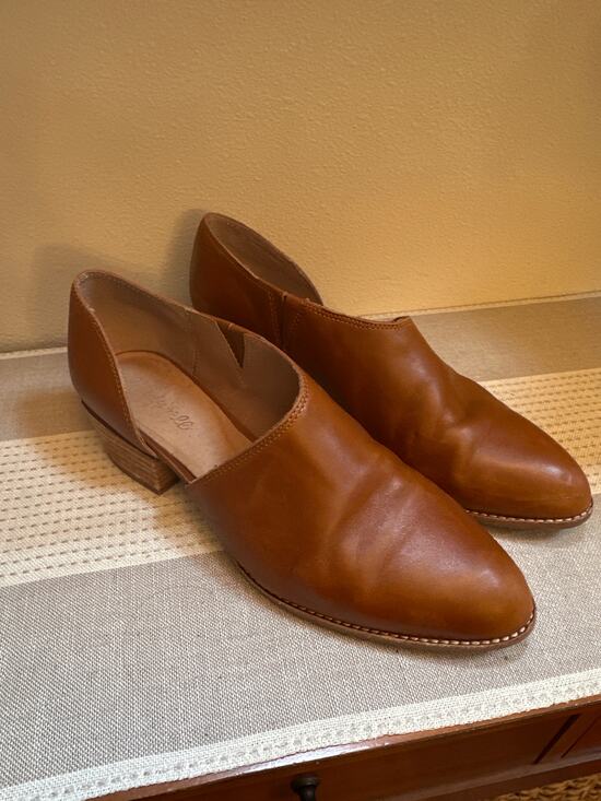 Madewell Shoes - Madewell The Lucie Shoe in English Saddle Leather Size 10